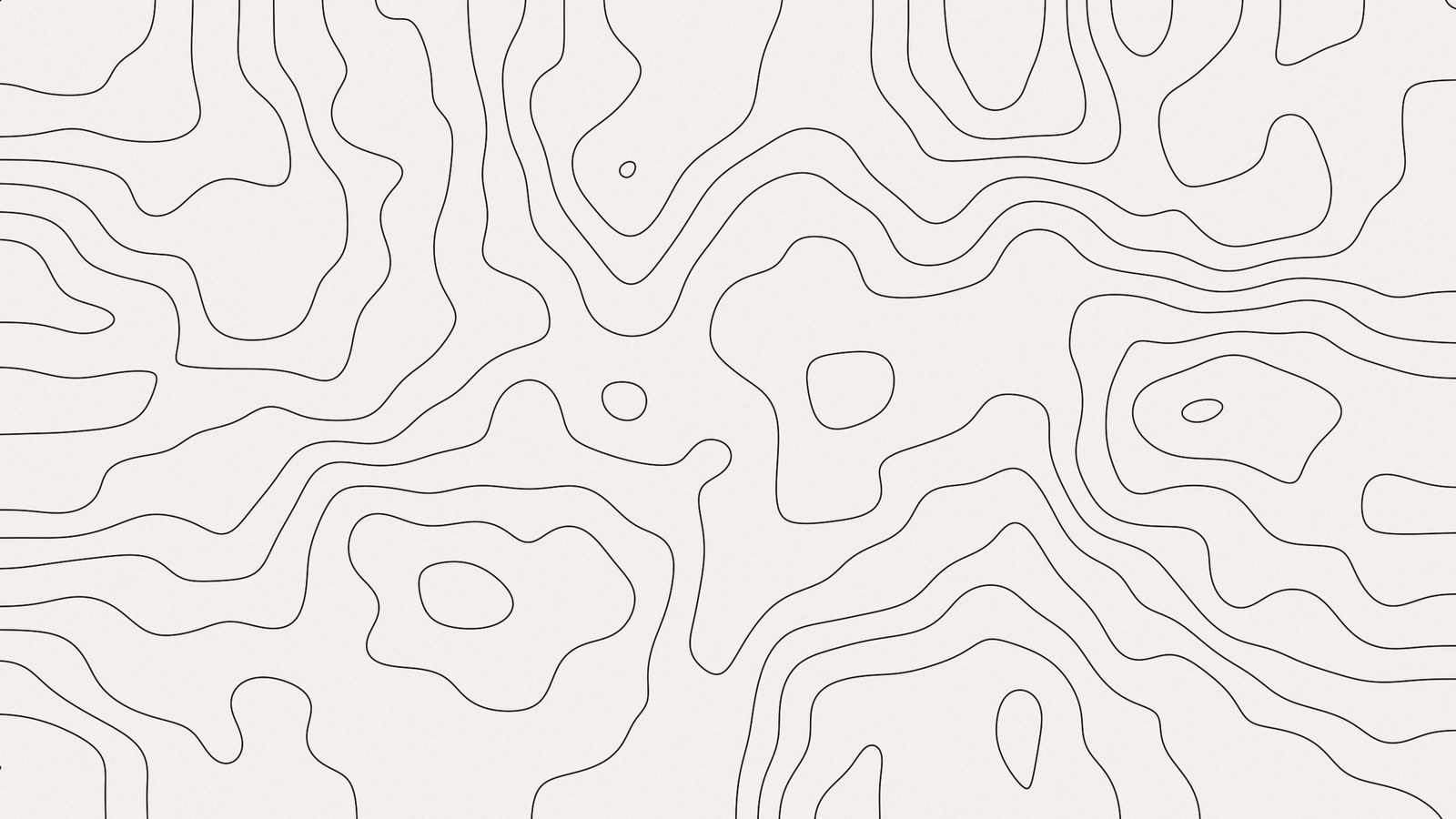 Cream contour lines, cover art for Quick Note: π0.5 Inference in 16 GB